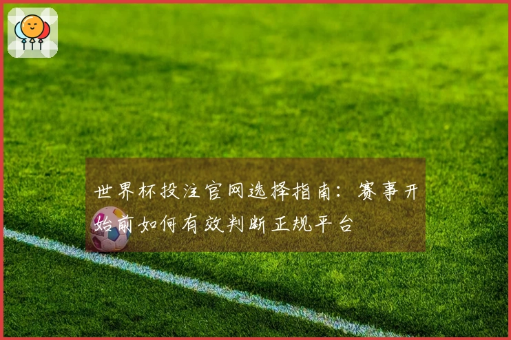 世界杯投注官网选择指南:赛事开始前如何有效判断正规平台